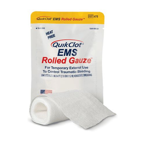 QUIKCLOT Haemostatic EMS Roll 7.5cm x 1.2M, Each