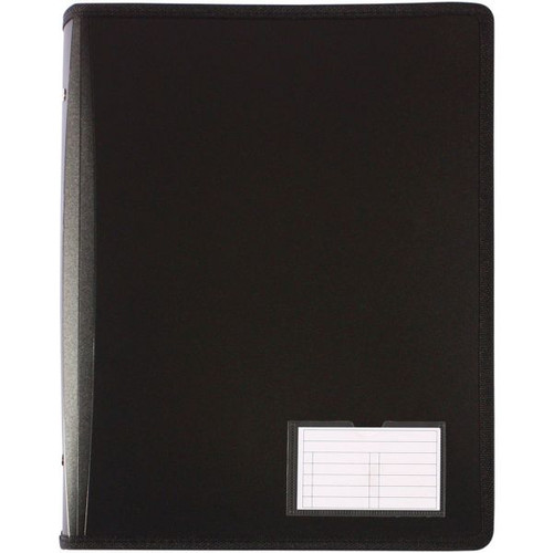 Bantex Zipper Binder A4 2D Ring 25mm - Black (20710)