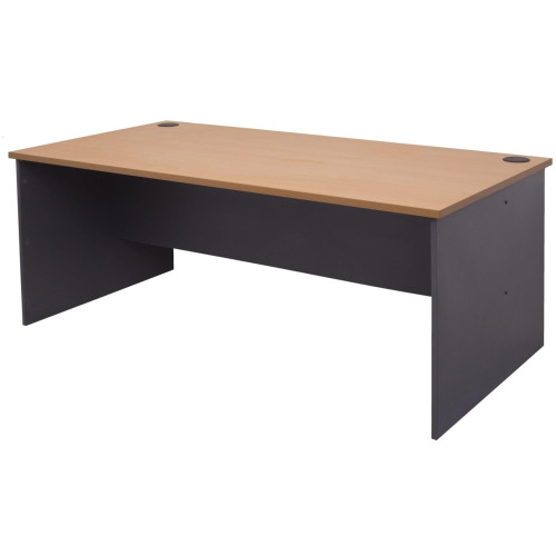 FURNX OPEN DESK 1800 X 900 BEECH/IRONSTONE