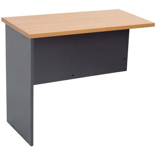 FURNX OPEN RETURN 1200 (W) X 600 (D) X 730MM (H) BEECH/IRONSTONE