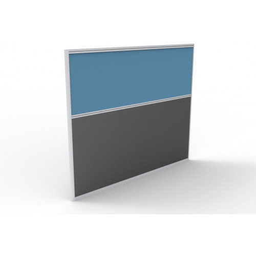 RAPID SLIMLINE WORKSTATION SCREEN 1500(W) X 1250(H) GREY