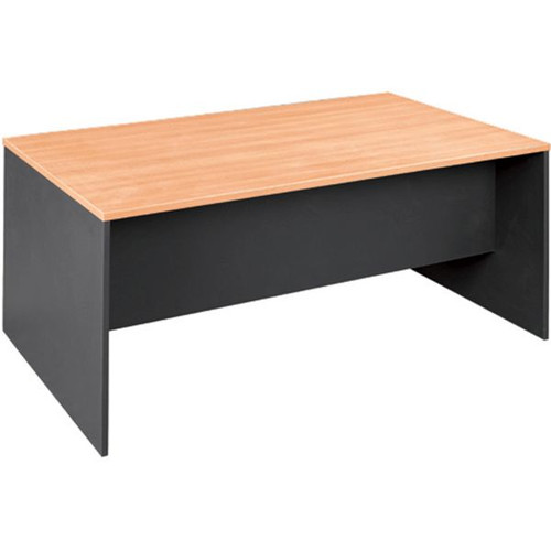 DESK 1500(W) x 900(D) x 720(H) BEECH / CHARCOAL