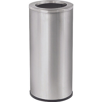 Compass Pedal Bin Round 45Lt Tidy Brush Stainless Steel with Gal Liner, Each