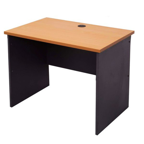 FURNX OPEN DESK 900MM (W) X 600MM (D) BEECH / IRONSTONE