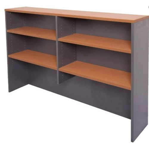RAPID WORKER OVERHEAD HUTCH 1200 X 1070 X 315MM CHERRY/IRONSTONE (Lead Time: 8-10 weeks from date of order)