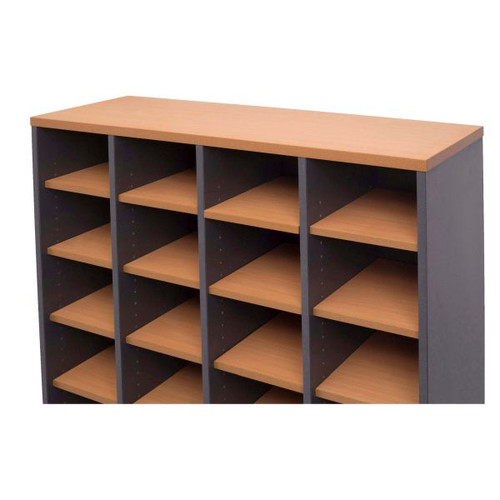 FURNX EXTRA SHELF FOR PIGEON HOLE UNIT BEECH/IRONSTONE