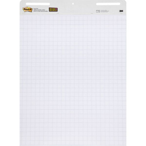 Post-It 560 Easel Pad 635mm x 775mm White Blue Grid , Pack of 2