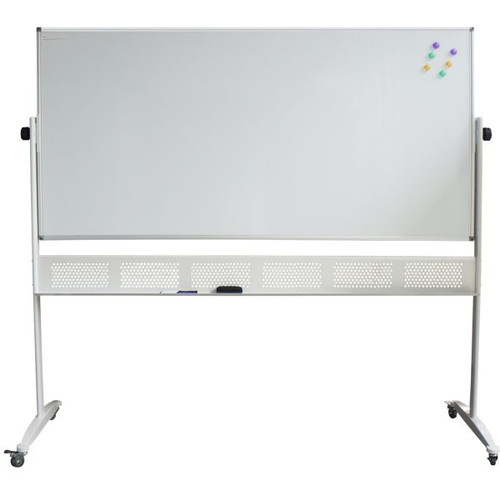 Rapidline Porcelain Mobile Whiteboard 1800x1200mm