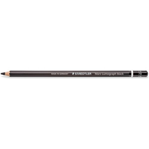 Staedtler 100 Lumograph Pencil Mars 16 Degree 7B, Box of12