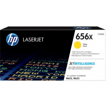 HP #656X YELLOW TONER CARTRIDGE CF462X 22K YIELD Suits HP Laserjet Enterprise M652 / M653