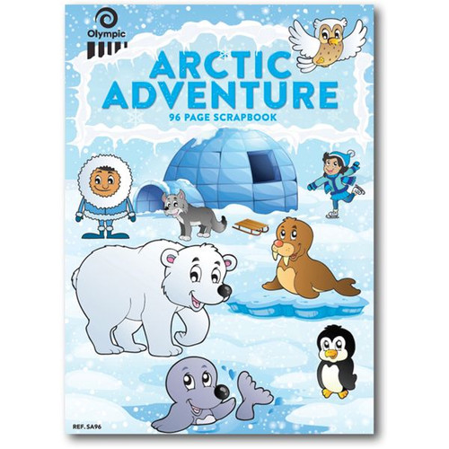 Olympic Scrapbook SA96 335 x 240mm 96 Page Artic Adventure 80gsm (190997)