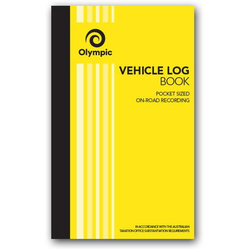 Olympic Pocket Vehicle Log Book 180 x 110mm 64 Page (182643)