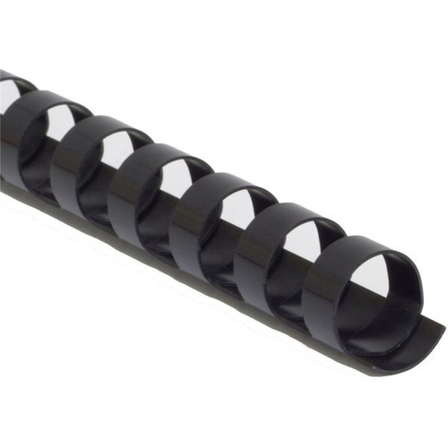 Gold Sovereign Plastic Binding Comb A4 21 Loop 20mm Black Pack of 100