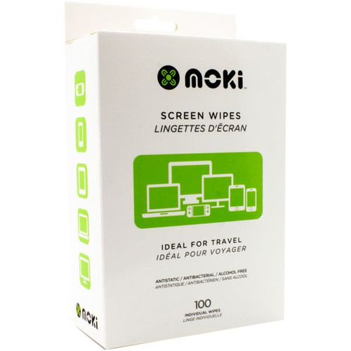 Moki Screen Wipes 13x15cm Box 100