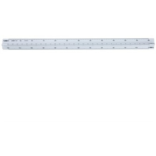 Linex Ruler Triangular Scale 322 30cm 1:100:200:250:300:400:500