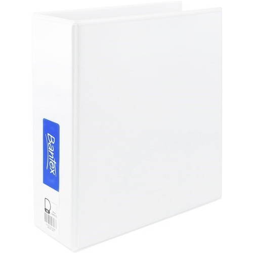 Bantex Insert Ring Binder A5 2D Ring 50mm - White (2533-207)