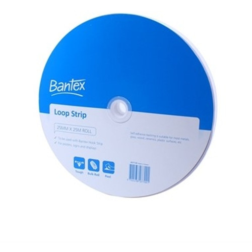 Bantex Loop Strip Roll 25mm x 25m (8077-00)