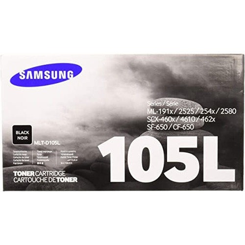 SAMSUNG MLT-D105L COMPATIBLE BLACK HIGH YIELD TONER CARTRIDGE 2.5K Suits ML 2525 / SCX 4600 / 4623 / SF650 (Replaced by MJ-MLTD105L)