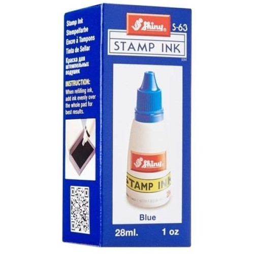 SHINY SUPREME INK REFILL BOTTLE 28ML S-63 BLUE