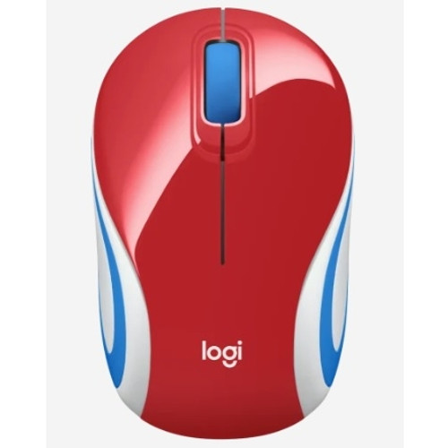 LOGITECH WIRELESS MOUSE M187 MINI RED