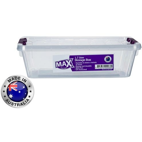 Max Storage Box With Clip - 1.7Lt