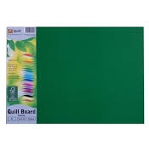 QUILL XL MULTIBOARD A3 210GSM EMERALD PK25 100850204