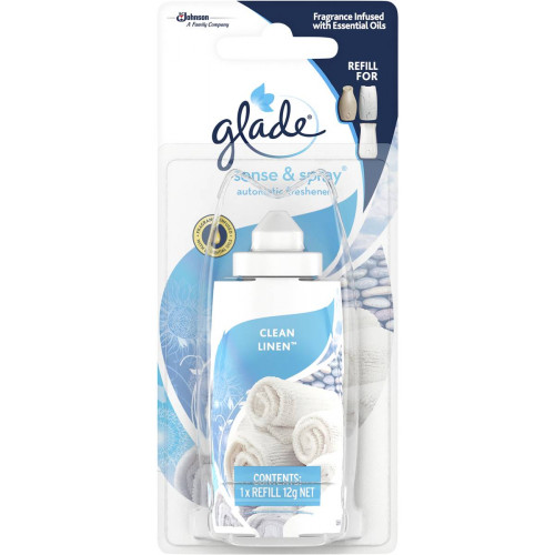 Glade Sense & Spray Air Freshener Refill Clean Linen 12g