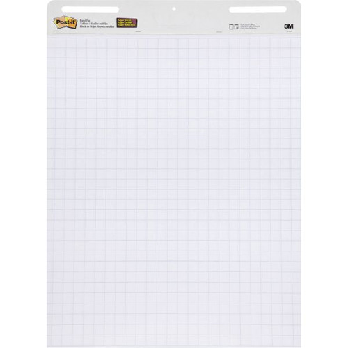 Post-It 560 Easel Pad 635mm x 775mm White Blue Grid - 1 Pad Only (Each)