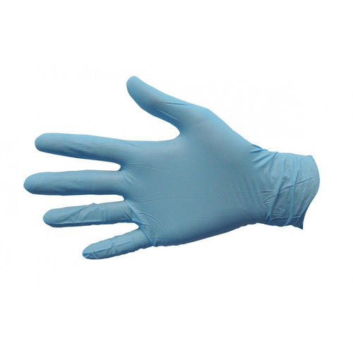 SUPERSOFT BLUE NITRILE EXAMINATION GLOVES POWDER FREE EXTRA LARGE BX100