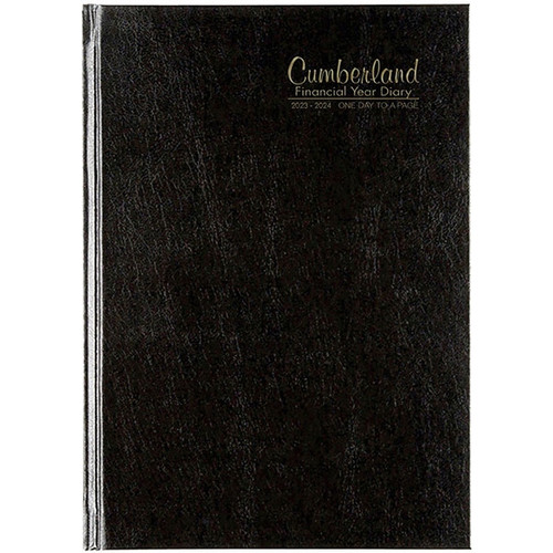 CUMBERLAND CASEBOUND FINANCIAL YEAR DIARY A5 DAY TO PAGE (2026-2027)