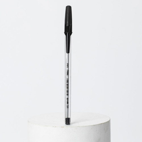 Deli Ballpoint Pen Medium 1.0mm Black (Each)