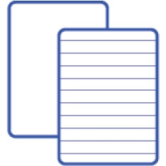 Vision Chart Ruled / Plain Double Sided Framed Whiteboard Magnetic