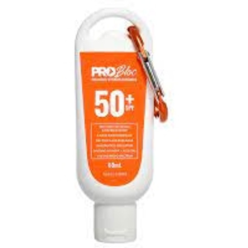 ZIONS PRO BLOC SPF 50+ SUNSCREEN 60ml Tube with Carabiner