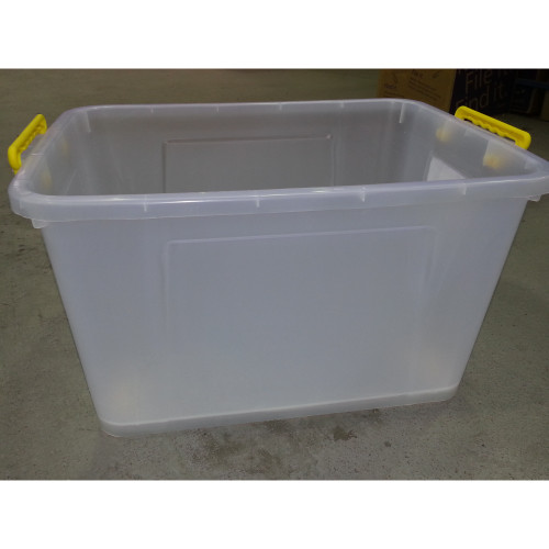 Plastic Storage Box Medium Clear 35L