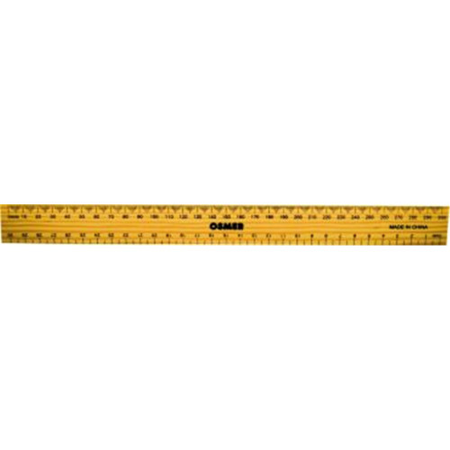 OSMER LAQUERED WOODEN RULER 300mm Pack of 25