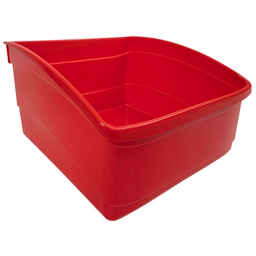 Plastic Large Book Tub - Red