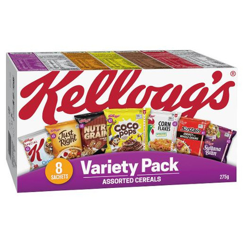 KELLOGGS VARIETY 8 PACK 275GM