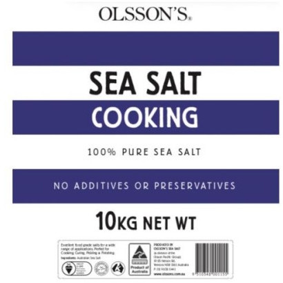 OLSSON'S PACIFIC SEA SALT COOKING SALT 10KG