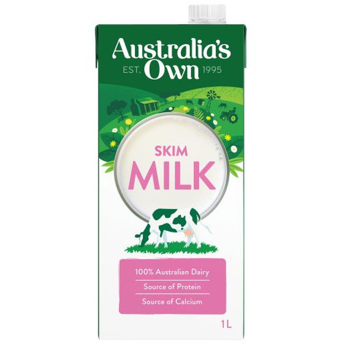 AUSTRALIA'S OWN SKIM MILK 1L