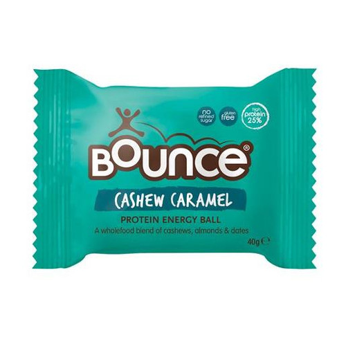 BOUNCE CASHEW CARAMEL PROTEIN ENERGY BALLS 40GM