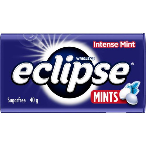 WRIGLEYS ECLIPSE MINTS INTENSE MINT 40GM