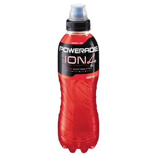 POWERADE BERRY ICE SIP CAP SPORTS DRINK 600ML