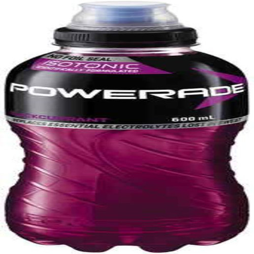 POWERADE BLACKCURRENT SIP CAP SPORTS DRINK 600ML