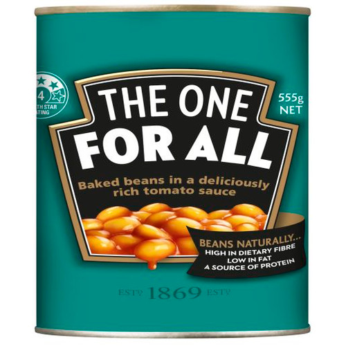 HEINZ BAKED BEANS IN TOMATO SAUCE 555GM