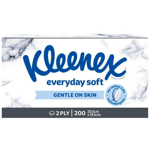 KLEENEX EVERYDAY FACIAL TISSUES 200S