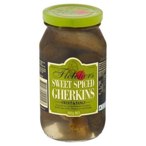 FLETCHER SWEET SPICE GHERKIN 560GM