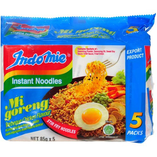 INDOMIE MI GORENG INSTANT NOODLE BARBEQUE CHICKEN 425GM