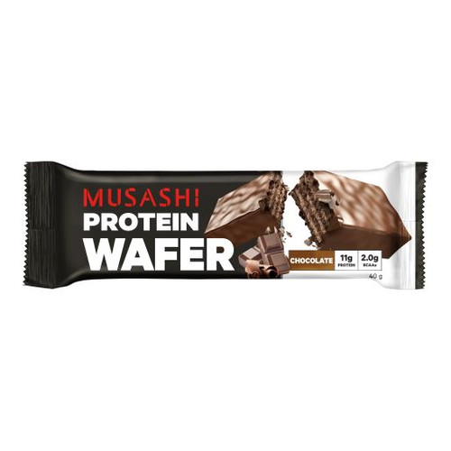 MUSASHI PROTEIN WAFER CHOCOLATE 40GM