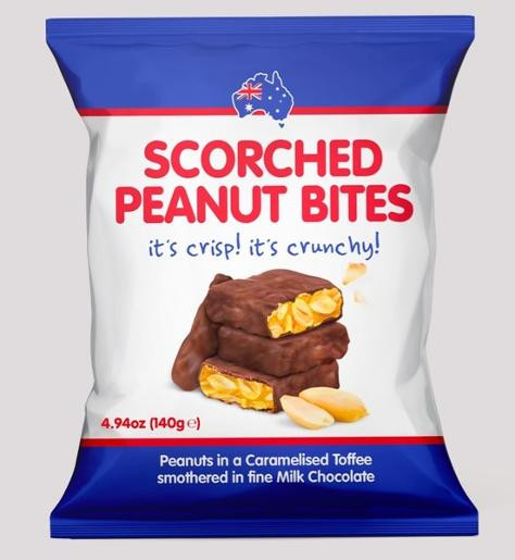 COOKS CONFECT SCORCHED PEANUT BITES 140GM