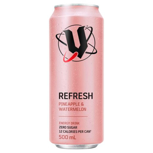 V ENERGY PINEAPPLE & WATERMELON ENERGY DRINK 500ML